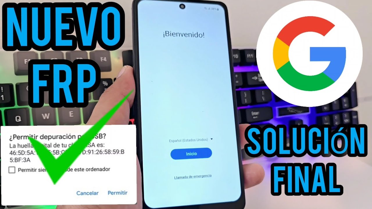 Nuevo Frp - Eliminar una cuenta de google samsung a55 android 15 - 14 ...