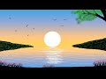 Draw to sun scenery of landspace ll computer painting 🖌️🖌️ ll scenery of landspace ll ms paint 