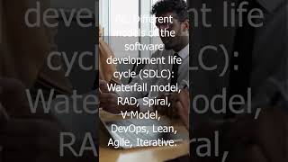 Different models of the software development life cycle (SDLC) screenshot 2