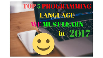 Top 5 programming languages we must learn in 2017 (HINDI)