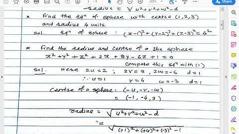 Solid Geometry: A Sphere- Preliminaries