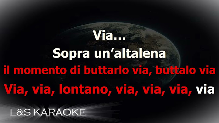 Mina - Buttalo Via - (L&S KARAOKE)