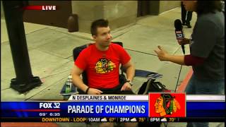 Blackhawks Parade Interview