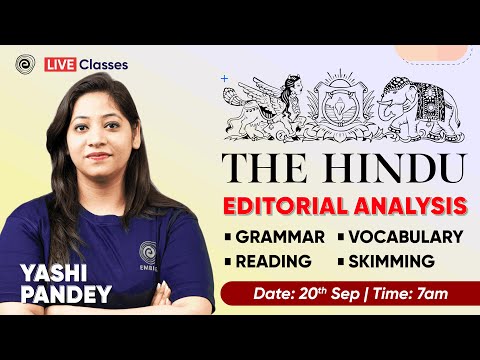 20 Sep 2023 | The Hindu Editorial | The Hindu Editorial Analysis | The Hindu Vocab | Yashi Pandey