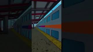 NJT and Amtrak Race at Elizabeth Station in Roblox NEC (ft @BubblySugxr4492) #shorts