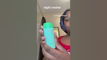 Night routine ft.       @Vlogswavaaaaa #preppy #grwm #skincare #nightroutine #trending