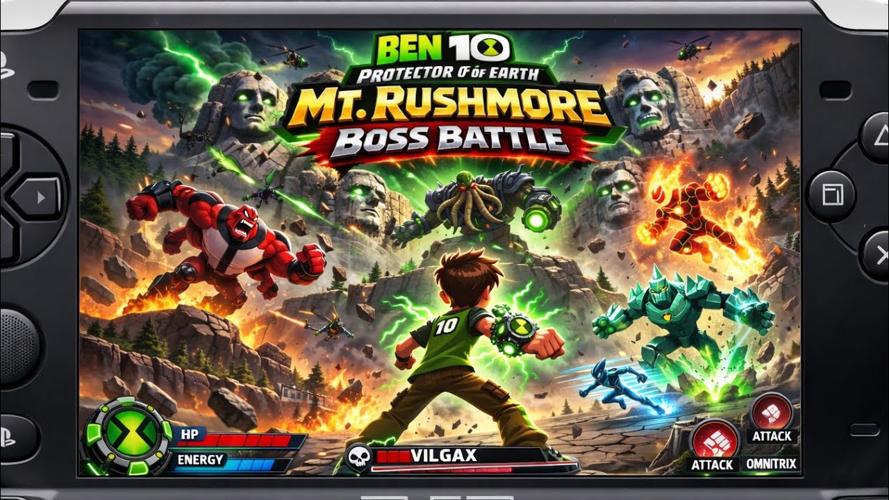 Mt. Rushmore 🎮Mission Complete 💯✅ l Ben 10 Protector of Earth 🌎 l #videogame #ben10 #ben10alienforce
