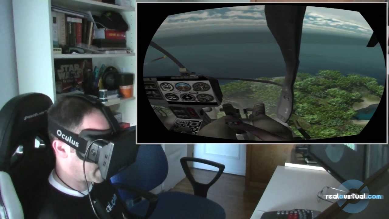 Simulador de vuelo con Oculus Rift 