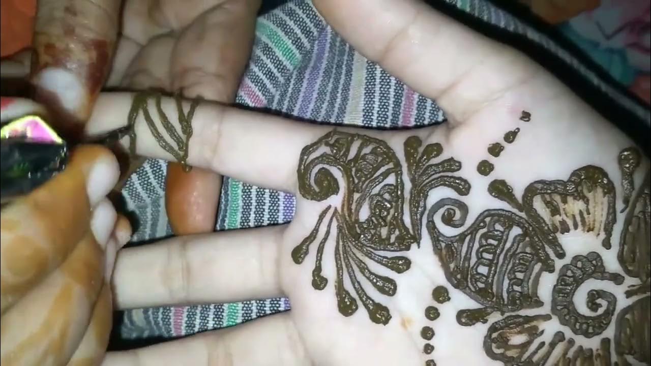 How to mehndi/ Mehandi Kaise Lagate Hain/ design mehndi ke YouTube