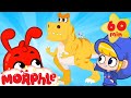 The Dinosaur Bandits - Mila and Morphle | T Rex Videos | Cartoons for Kids | Morphle TV