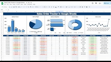 Sales Order Tracker in Google Sheets | Step by Step tutorial