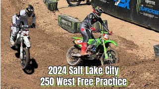 2024 Salt Lake City Supercross 250 West Free Practice by Joeman25 2,787 views 3 weeks ago 2 minutes, 38 seconds