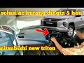 Cara memasang ac  dashbord mobil mitsubishi new triton