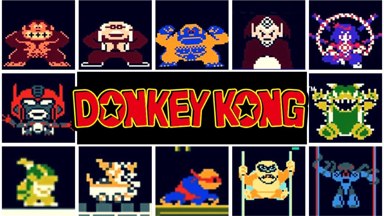 🦍Donkey Kong🦍Clones Vol.3|DK Jr.🐒 & DK 3👨‍🌾 Included|Don't Miss Bowser Jr.|HD