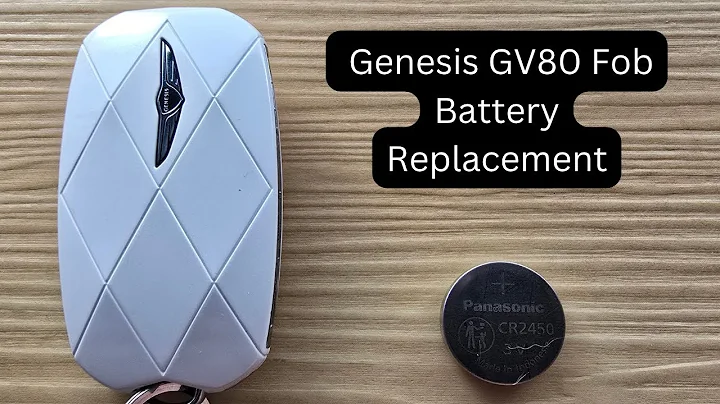 How To Replace or Change Genesis GV80 Remote Key Fob Battery 2024 - 2025