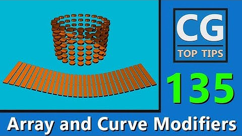 Array and Curve Modifier in Blender 2.9