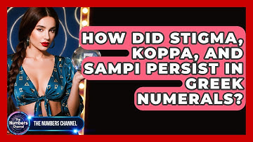 How Did Stigma, Koppa, And Sampi Persist In Greek Numerals? - The Numbers Channel