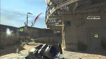 MW3:Throwing Knife Across Map COD CLIPS #2