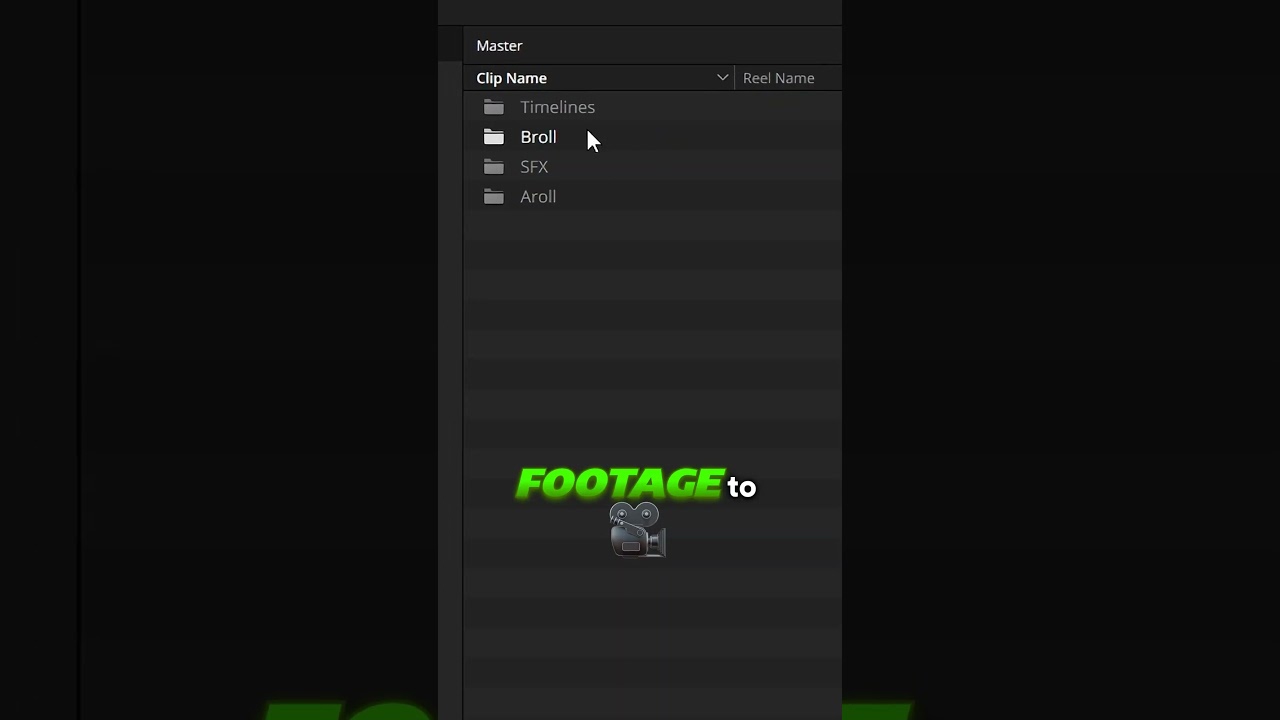 Use This Trick To Stay Organized In Davinci Resolve #davinciresolve