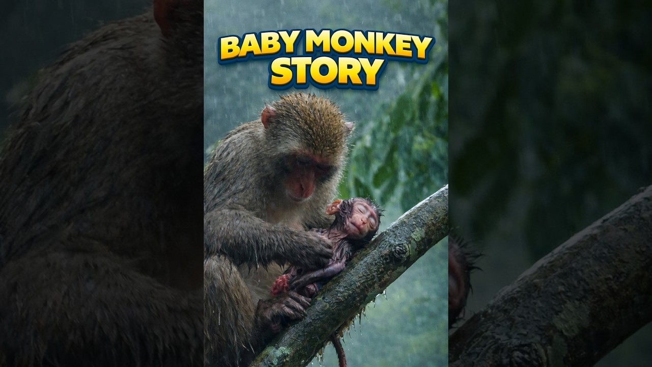 This baby is playing with milk #MonkeyLife #funnymonkey #babymonkey #monkey#naturalsounds