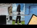 study vlog ☕️ study tips, productive days, working out, study motivation