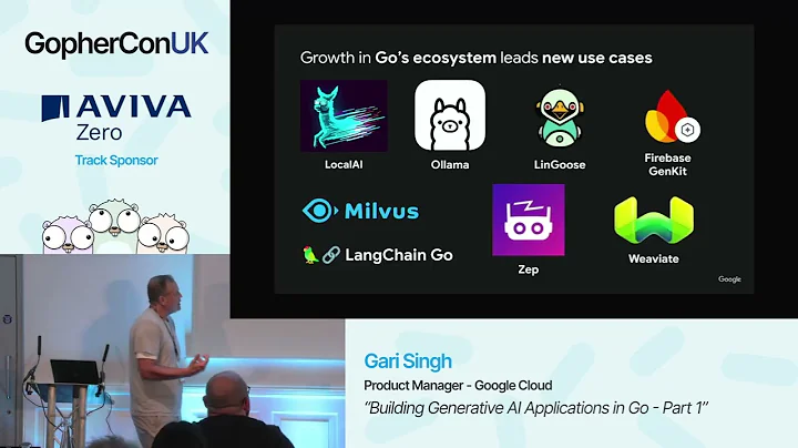 Building Generative AI Applications in Go- Gari Singh, Google (Part 1)
