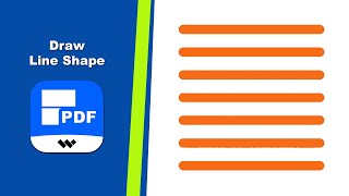 How to Draw and Customize Line Shapes Inside a PDF Document in Wondershare PDF Editor