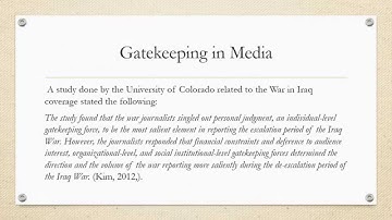 Gatekeeping Theory In Depth Analysis