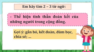 TIẾNG VIỆT 5- TUẦN 17 - BÀI 8: LUYỆN TỪ VÀ CÂU MỞ RỘNG VỐN TỪ CỘNG ĐỒNG HC1