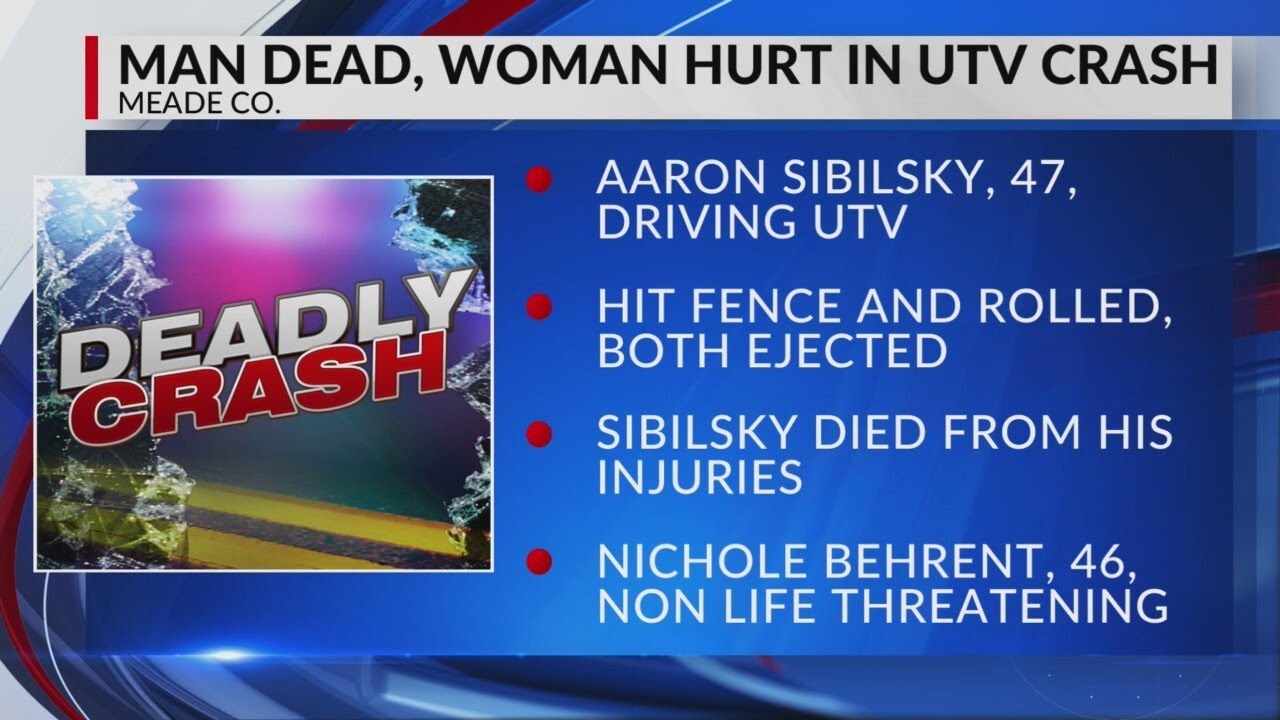 Man killed in Meade County UTV crash identified - YouTube