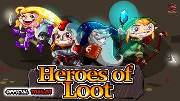 Heroes of Loot 2 (Official Trailer) - New PC I Android I IOS I Switch Adventure Games Launch Trailer