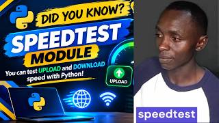 🔥 Did You Know You Can Test Internet Speed with Python! | Speedtest Module Tutorial