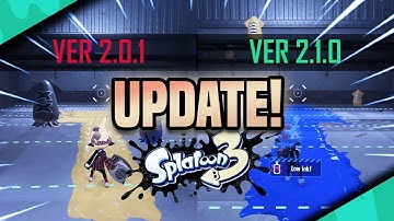 Splatoon 3 Patch Comparison 2.0.1 vs 2.1.0 (Main Weapons)