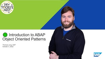 🟢 Introduction to ABAP Object Oriented Patterns