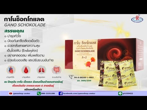กาโนช็อกโกแลต ช่วยคุณได้อย่างไร
