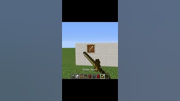 Item Frame Activated Door In Minecraft