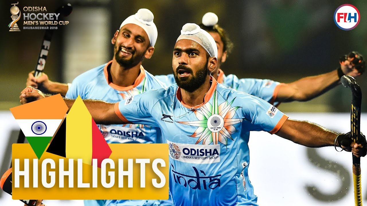 India v Belgium Odisha Mens Hockey World Cup Bhubaneswar 2018 HIGHLIGHTS