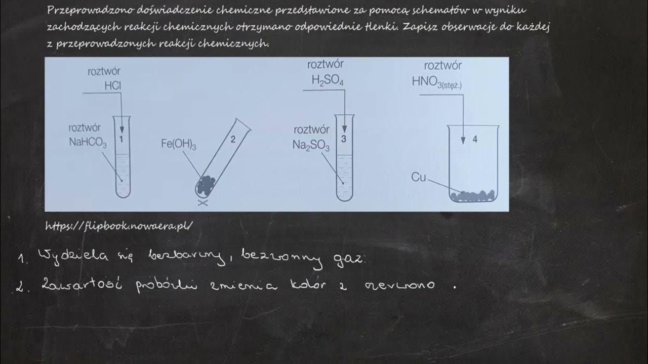 Podane Przemiany Aha Zakwalifikuj Do Zjawisk Fizycznych I Reakcji Chemicznych 210. Przeprowadzono doświadczenie chemiczne przedstawione za pomocą