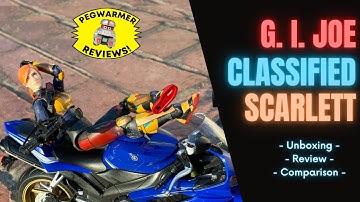 Pegwarmer Reviews - G.I. Joe Classified Scarlett: Unboxing, Review, and Comparison