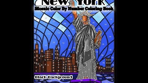 New York Color By Number Coloring Book - Color Questopia - FLIP THROUGH