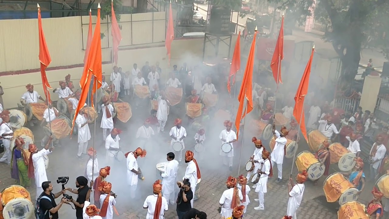 Shivtandav Sholka  Swargandhar Dhol Tasha Pathak Dahisar Mumbai  Gudi Pavda Performance 2018