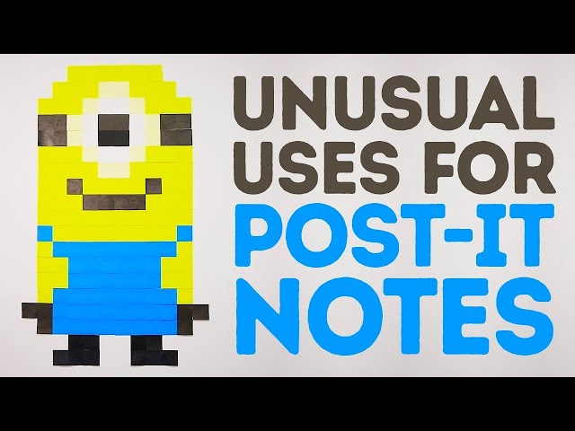 Unusual, yet genius uses for Post-it notes l 5-MINUTE CRAFTS class=