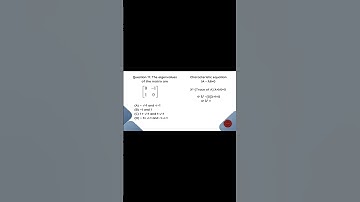 GATE 2025 PI | Eigenvalues of Matrix |Fast Trick to Find Eigenvalues #gate2025 #gate2026preparation