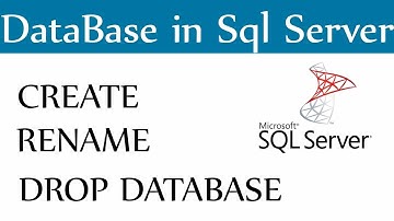 Sql Server Database -Create Rename and Drop or Delete - Part2