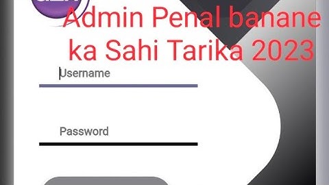 Admin Penal banane ka Sahi tarika Hindi mein||Admin panel install kar ne Aasan tarika||Love Maza2023