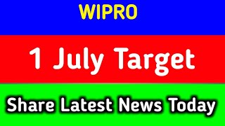 wipro share latest news |\ wipro share news today