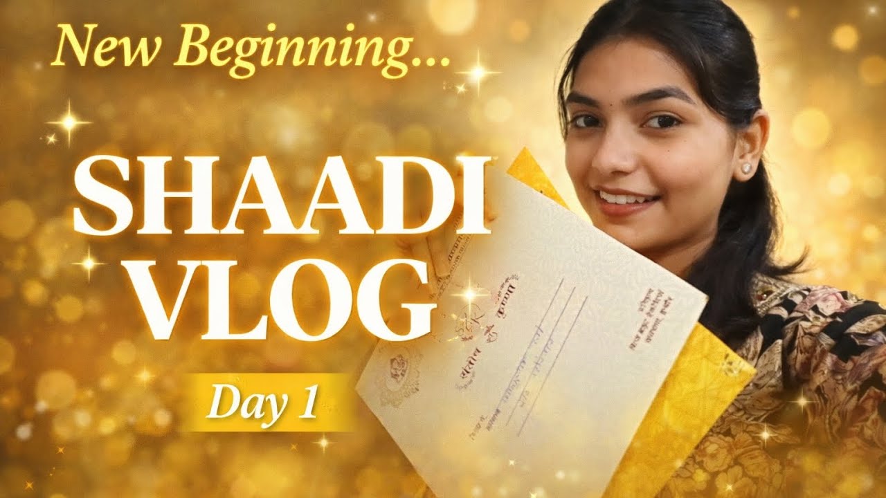 Shadi vlogs start 🥳🎉 #youtubefeed #youtubepage #vlog #shadivlog #youtuberecommendations #love 