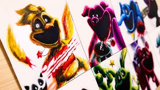 Drawing All Smiling Critters Deaths - Poppy Playtime Chapter 3