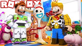 ENTRAMOS DENTRO DO FILME TOY STORY  4 NO ROBLOX !