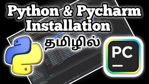 How To Install Python & PyCharm In Windows Without Any Errors In Tamil ||| Micro Bot Tamil #python